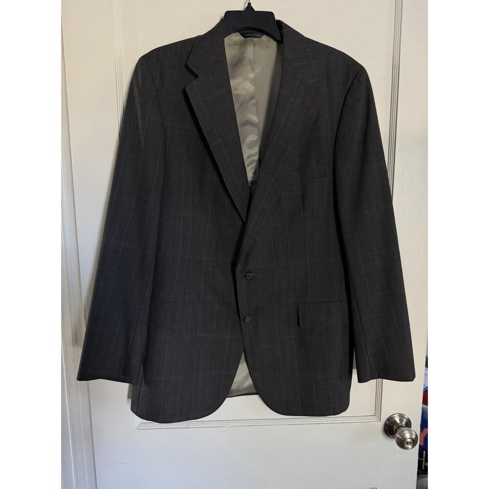 Vintage Polo Ralph Lauren University Club Wool Blazer Men's Gray USA 36-38R READ